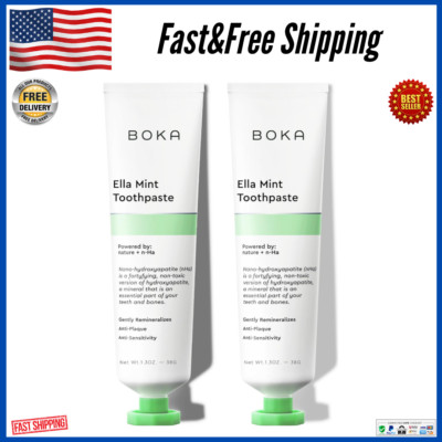 Boka Fluoride Free Toothpaste - Nano Hydroxyapatite, Remineralizing, (Full Size)