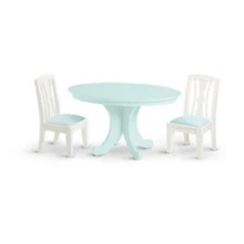 American Girl Doll DINING Room TABLE and CHAIR SET for Kitchen SHIPS FAST