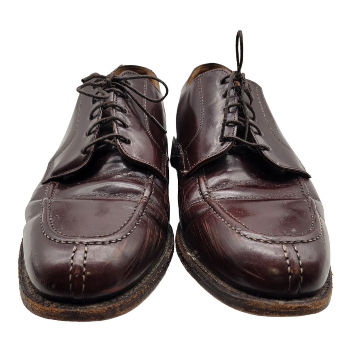 Johnston Murphy Shoes Men Sz 10D Optima Brown Split Toe 