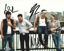 MUMFORD & SONS BAND SIGNED 8x10 PHOTO MARCUS x4 AND BABEL DELTA BECKETT BAS COA