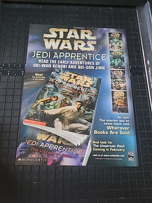 Star Wars Jedi Apprentice Print Ad Vintage 1999 8x11 Great To Frame 