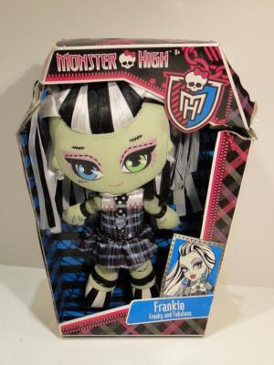 Monster High Frankie Freaky & Fabulous Soft Doll in Box NIB Box has Wear/tear
