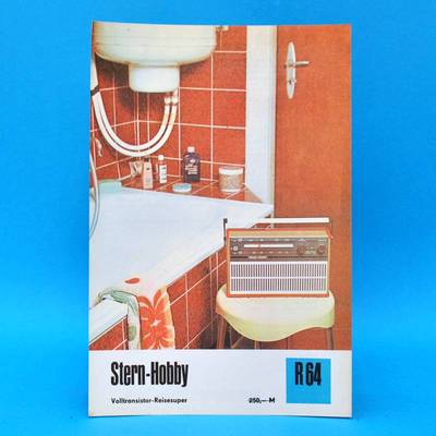 Stern-Hobby Full Transistor-Super 1970 | Brochure Advertising Dewag GDR Radio R64 B