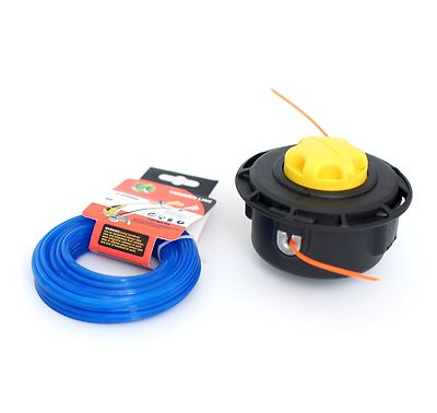 Easy Load Fadenkopf Mähkopf Motorsense Freischneider + 15m Mähfaden 2,65mm