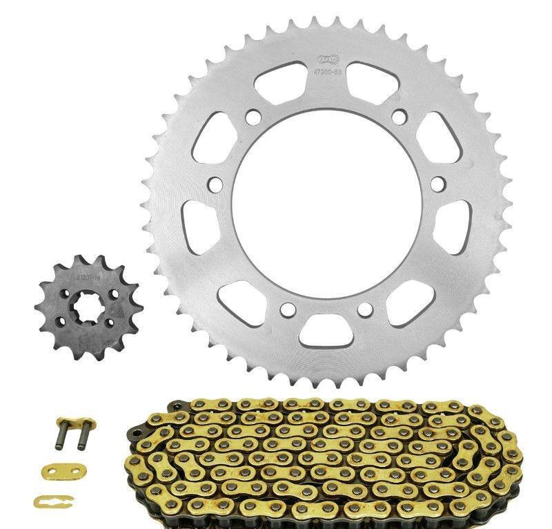 Kit chaîne Yamaha 125 XTR Afam avec transmission de transmission 14x50 dents