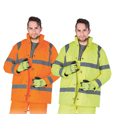 Warnschutzjacke Winterjacke Warnjacke Arbeitsjacke Gefüttert (K-VIS)
