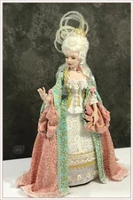 1:12 Dollhouse Art Doll Dressing Easy~Dana BURTON~LADY MARCELLA~Tutorial/Pattern