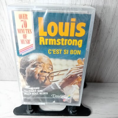 LOUIS ARMSTRONG CEST SI BON CASSETTE TAPE ALBUM - NEW SEALED - RARE MUSIC,,,
