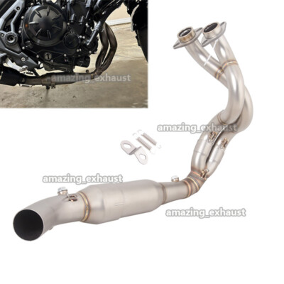 For Kawasaki Ninja 650 Z650 2023-2025 Exhaust System Header Pipe Stainless Steel