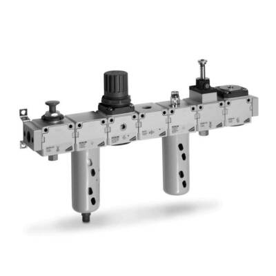 MC238-FRL-5-FL, F-R-L-3/8-5 micron-c/w Flansche | Camozzi