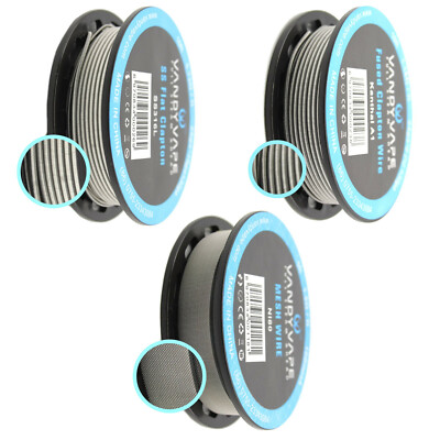 VandyVape Wickeldraht Wire Fused Clapton Mesh Vandy Vape Dochte Zigaretten  Watte | eBay.de