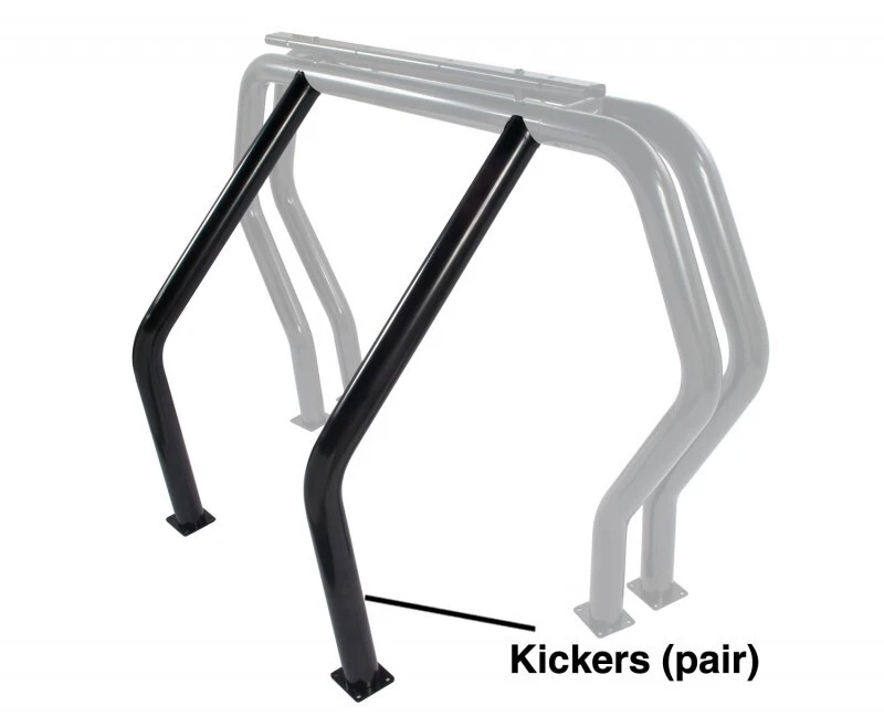 Go Rhino 9560B Pair of Black Powdercoat Kickers Foto 2 de 2