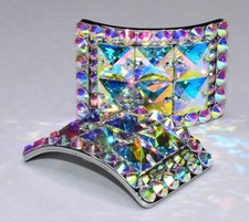 Irish Dance Hard Shoe Buckles - Crystal - Castle of Gems - Feis Dress