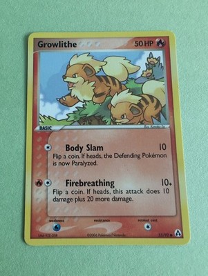 Growlithe 55/92 Legend Maker Regular