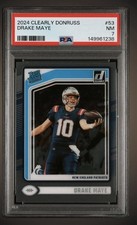 2024 Panini Clearly Donruss - Rated Rookie Drake Maye #53 (RC)