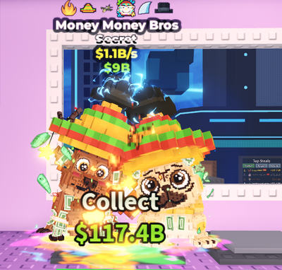 Money Money Bros 1.1b/s 6 traits Roblox, Steal a Brainrot | eBay