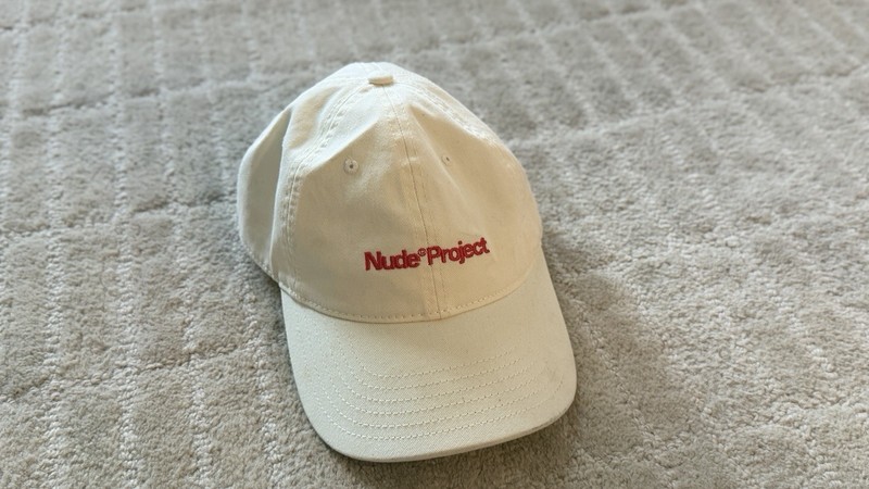 Nude Project White Adjustable Solid Baseball Cap Hat One Size Unisex Adults