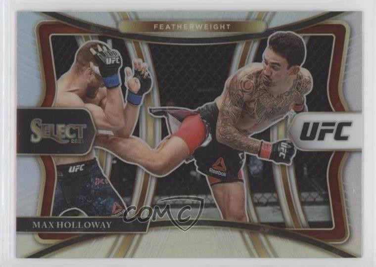 2021 Panini Select UFC Premier Level Silver Prizm Max Holloway #170 1b8