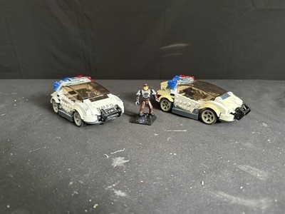 Mega Bloks Halo Police Cruiser Standoff Set 97452 NMPD Officer Lot Of 2 Cars