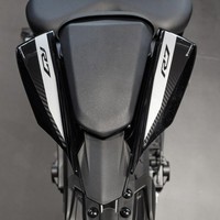 Aufkleber 3D Motorrad Kompatibel Mit Yamaha R7 2021-2024 Black Heckverkleidung