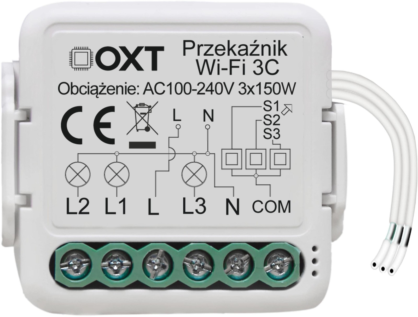 5904496824452 Modu OXT mini przekanik 4 obwody WiFi TUYA OXT 5890₽