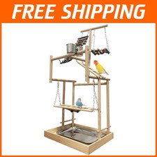 Large Bird Playground Gym for Parakeets Lovebirds