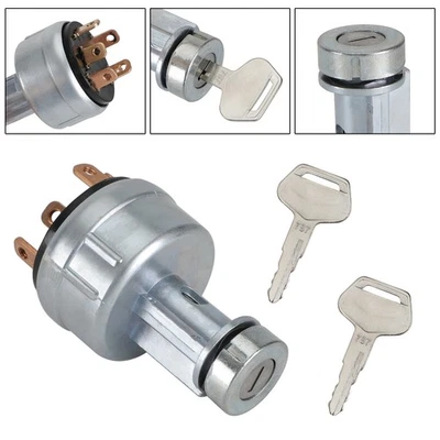 AREYOURSHOP Ignition Switch For Kubota Iseki Yanmar John Deere 08086-10000 With 2Keys AZ