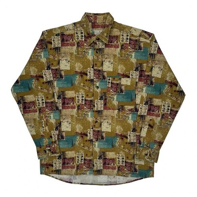 Kings Road gemustertes Hemd - Medium bunt Baumwolle