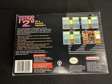 Tetris 2 (Super Nintendo Entertainment System, 1994) BOX & MANUAL ONLY NO GAME