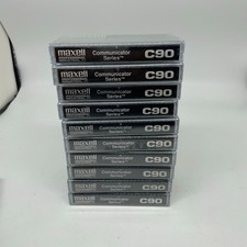 10 Pcs Maxell Professional Industrial Communicator Series C90 Cassettes