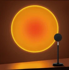 Sunset Lamp Projector with 180° Rotation – LED Night Light USB for Decor