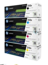 NEW HP 210X Black High Yield Black/Cyan/Magenta/Yellow Standard Yield Toner Set