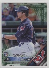 2016 Topps Chrome Green Refractor 40/99 Tyler Naquin #14 fm0