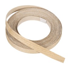 White Oak Edge Banding, 1/2 Inch x 25 ft Wood Veneer Tape Pre-glued Flexible Ply