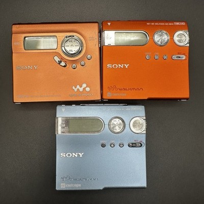SONY MZ-N920 MZ-N910 Portable Minidisc Recorder Lot of 6 MD