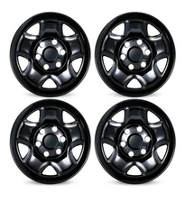 16" Wheel Skins For 2005-2024 Toyota Tacoma Steel Wheels ABS Plastic Black...