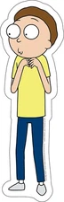 Stickers - C&D Visionary - Rick & Morty Derp Morty 2"x6" NEW Decal Cartoon