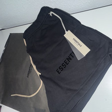 Essentials Black Logo Full-Zip Sweatshirt Hoo...