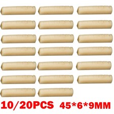 10/20x Guitar Unbleached Bone Nut Saddle Luthier 1 3/4"x15/64"x3/8" 45x6x9mm