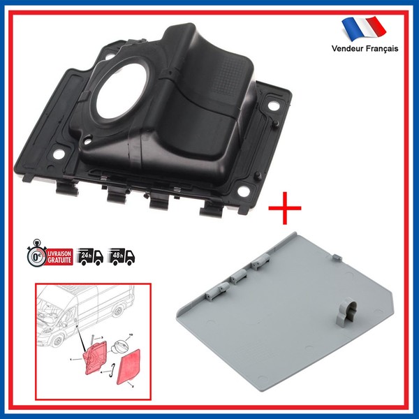 Kraftstofftank Klappe + GehäUse FüR Jumper Ducato Boxer 1518E4 1517H0-image