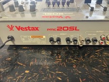 Vestax PMC-20SL Controller di Mixaggio Professionale DJ Mixer Alimentatore OK Grigio Giappone