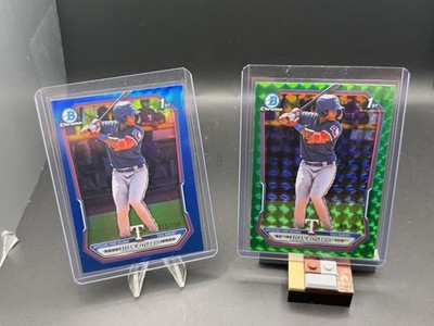 2026 Bowman Chrome #BCP-241 Elian Rosario 1st Blue /150 Texas Rangers