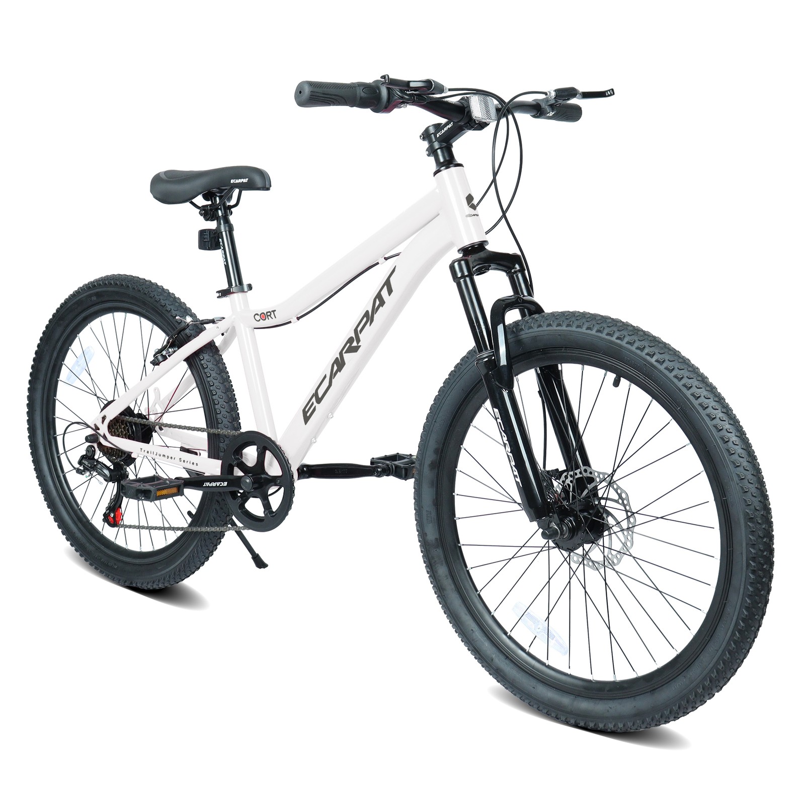24 Inch Youth Mountain Bike 7 Speeds Front Suspension Alloy Rims & Disc Brakes