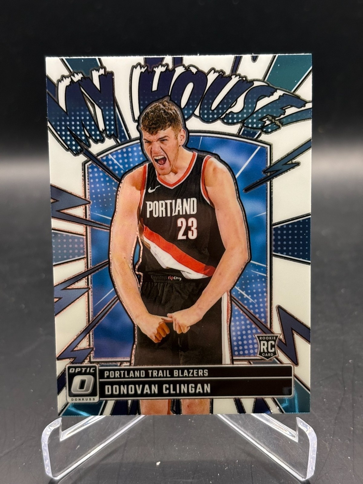 2024-25 Panini Donruss Optic Donovan Clingan #1 My House! RC