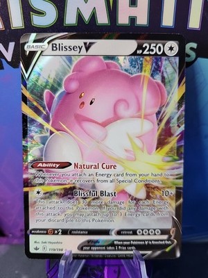 Pokémon TCG Blissey V Sword & Shield - Chilling Reign 119/198 Holo Ultra Rare