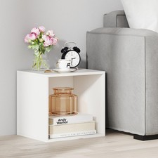 4PCS Wooden Cube Storage Organizer Stackable Open Book Shelf for Small Space