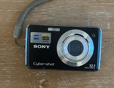 Sony Digital Camera Cyber-shot DSC-W220 12.1MP Black 2GB Memory Pro Duo Card