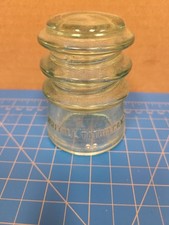 Whitall Tatum Co No 33 Glass Insulator Vintage Antique Telephone Telegraph Pole