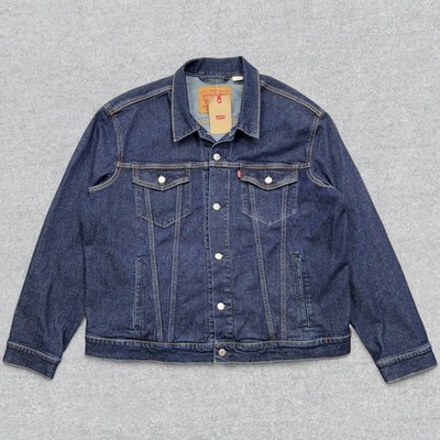 Levi's Jean Jacket Men's XL Blue Denim Trucker Type 3 Outdoor Workwear