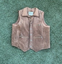 Vintage Berman  s Leather Vest Large